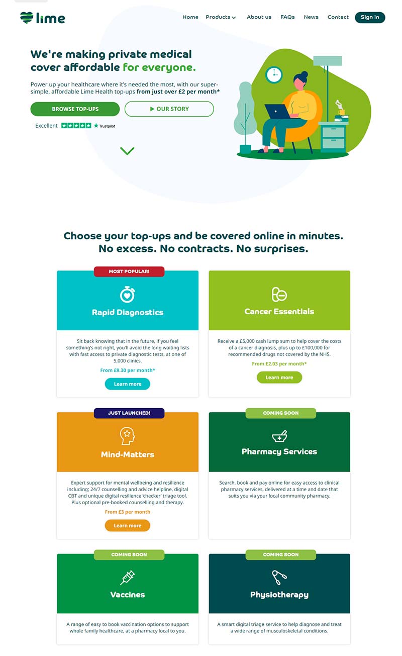 Lime Insurance 英国在线保险投保网站