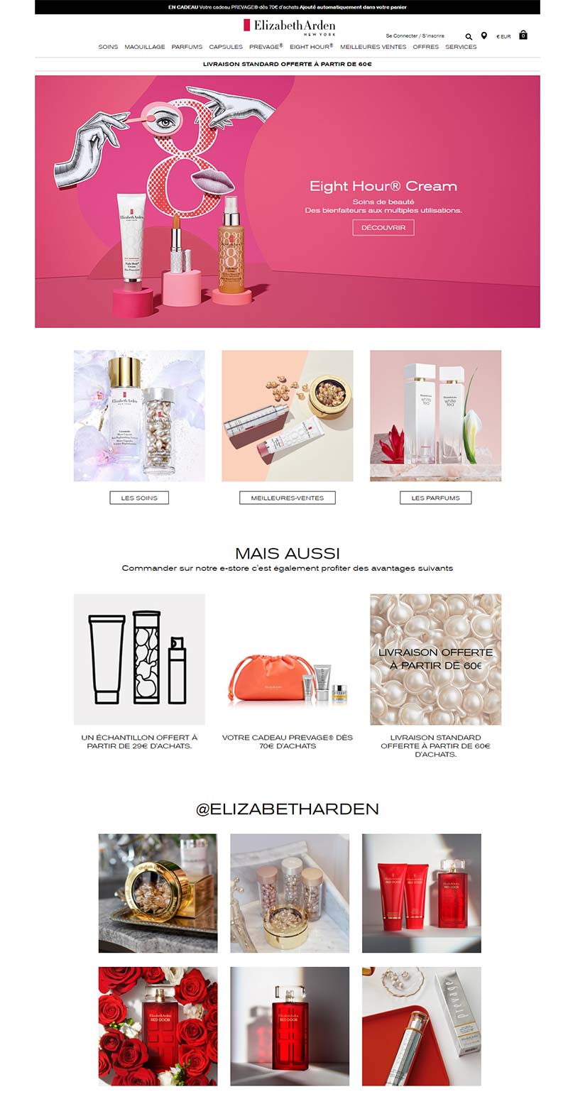 Elizabeth Arden FR 美国奢华护肤品牌法国官网