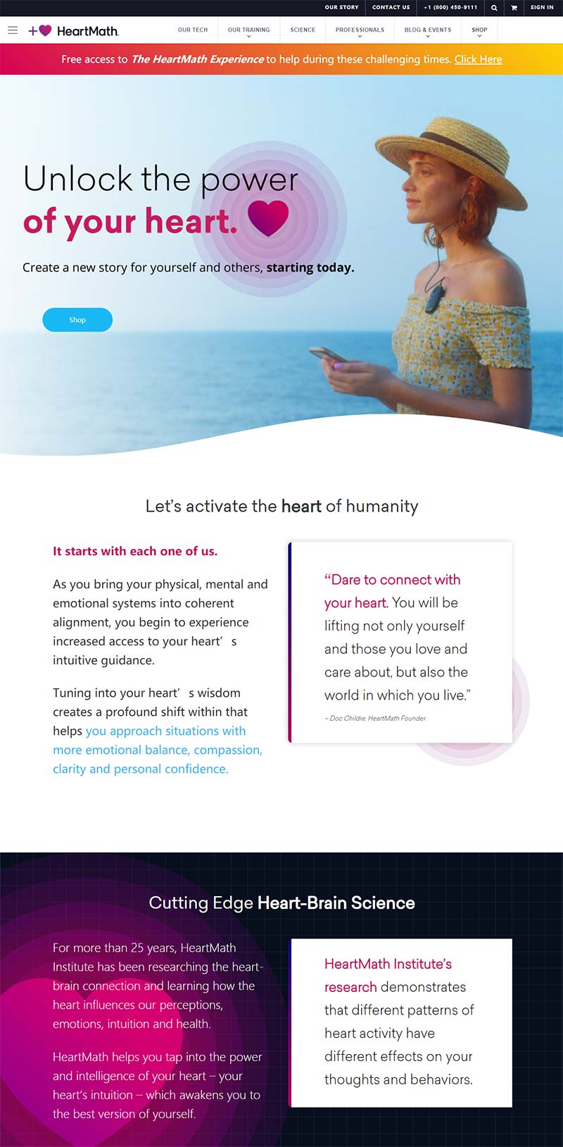 HeartMath 美国心灵指导APP官网网站