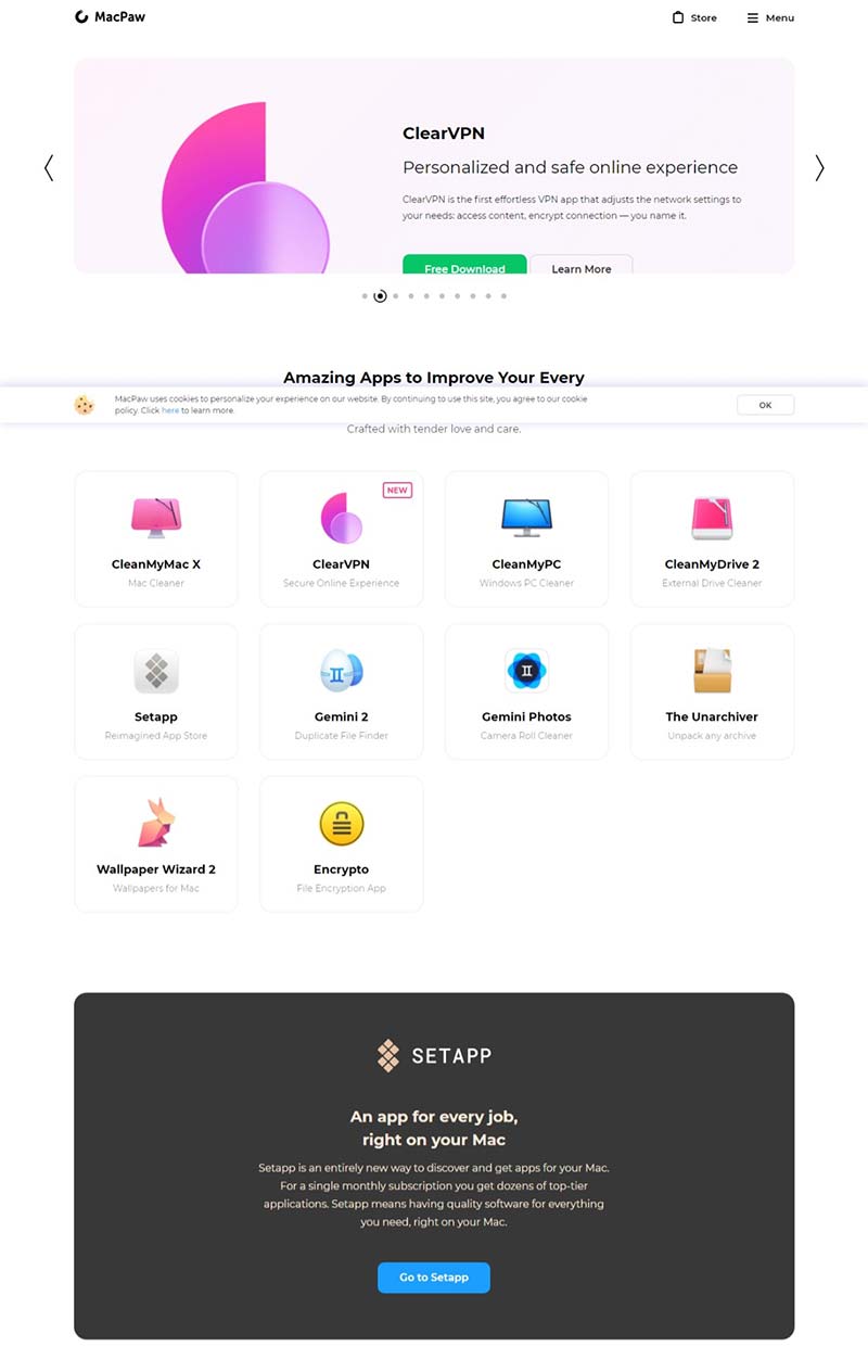 MacPaw 乌克兰MAC优化软件订阅网站