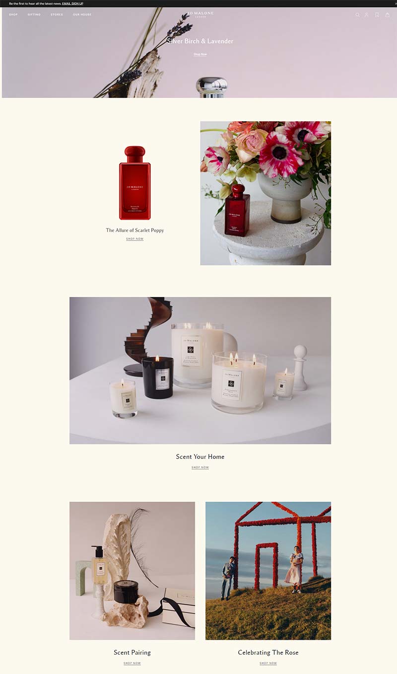 Jo Malone 祖马龙-美国高端护肤香水购物网站