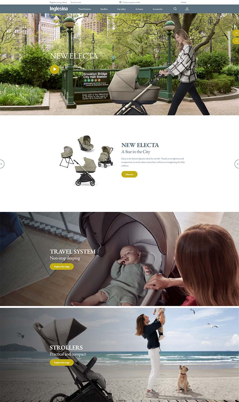 Inglesina 英吉利那-意大利奢华婴儿车品牌网站