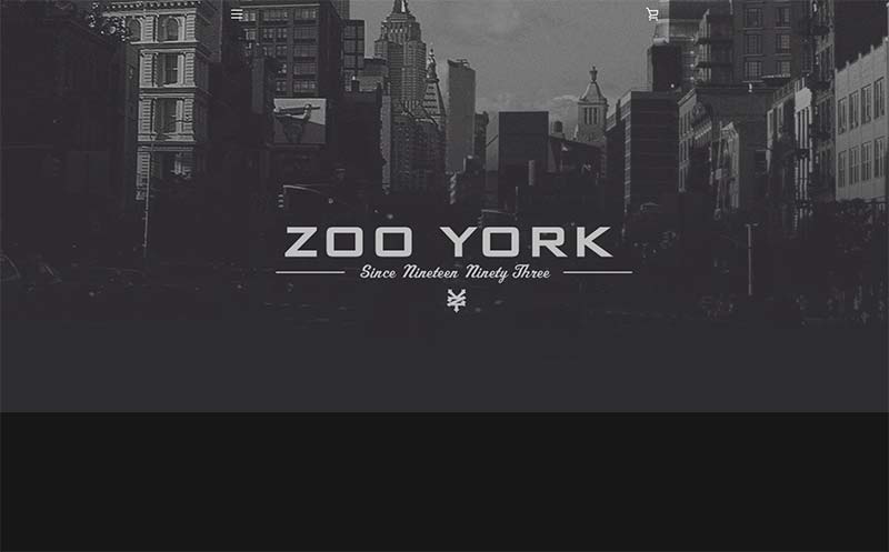 ZOO YORK 美国街头滑板品牌购物网站