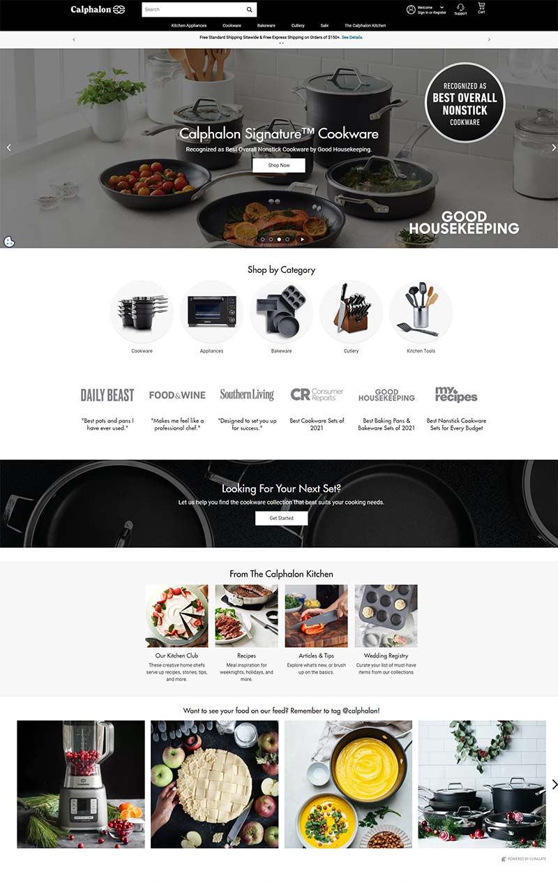 Calphalon 卡福莱-美国高端锅具品牌购物网站