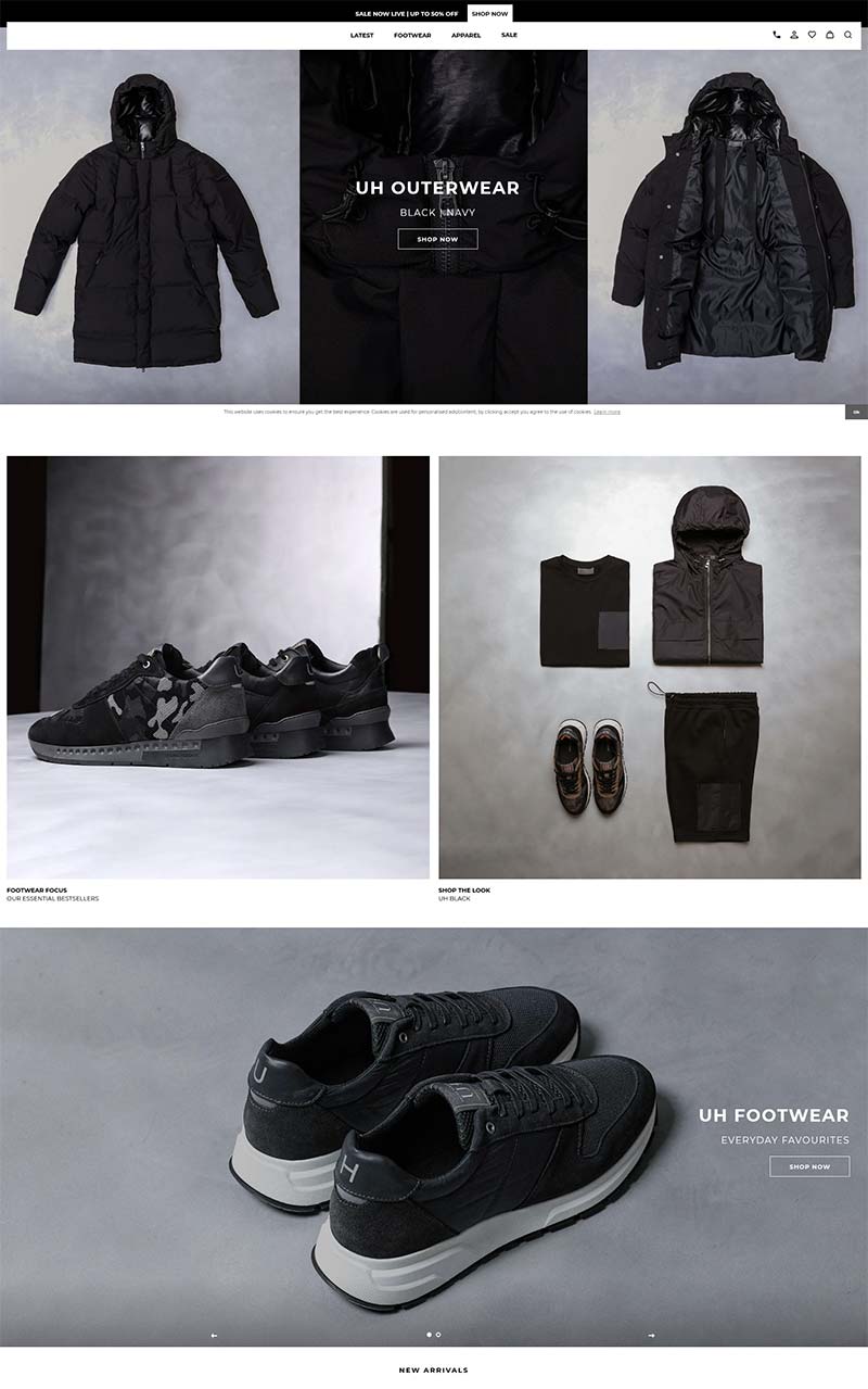 Unlike Humans 英国运动鞋服品牌购物网站