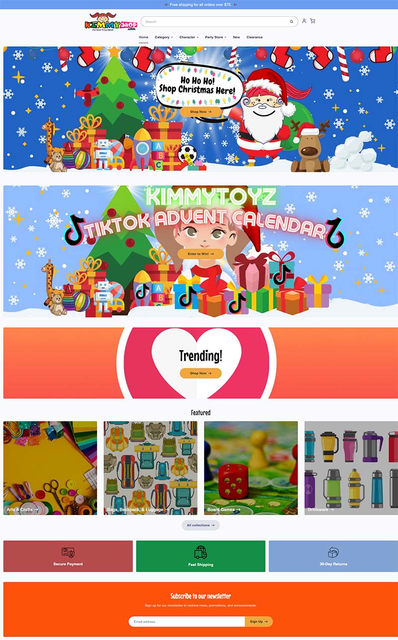 KimmyShop 美国电视电影周边产品购物网站