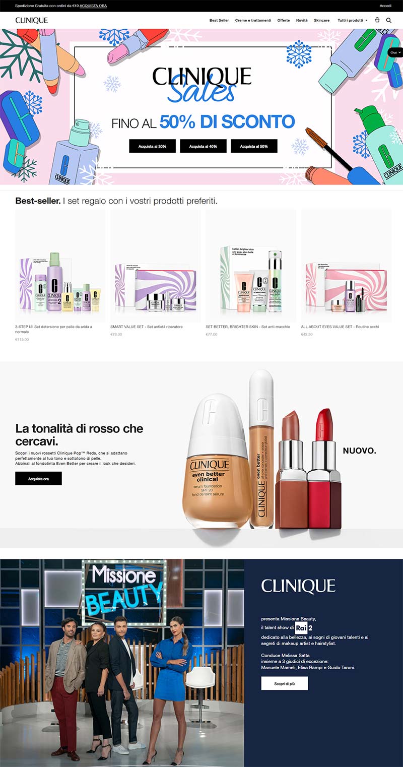 Clinique IT 倩碧-美国高档护肤品牌意大利官网