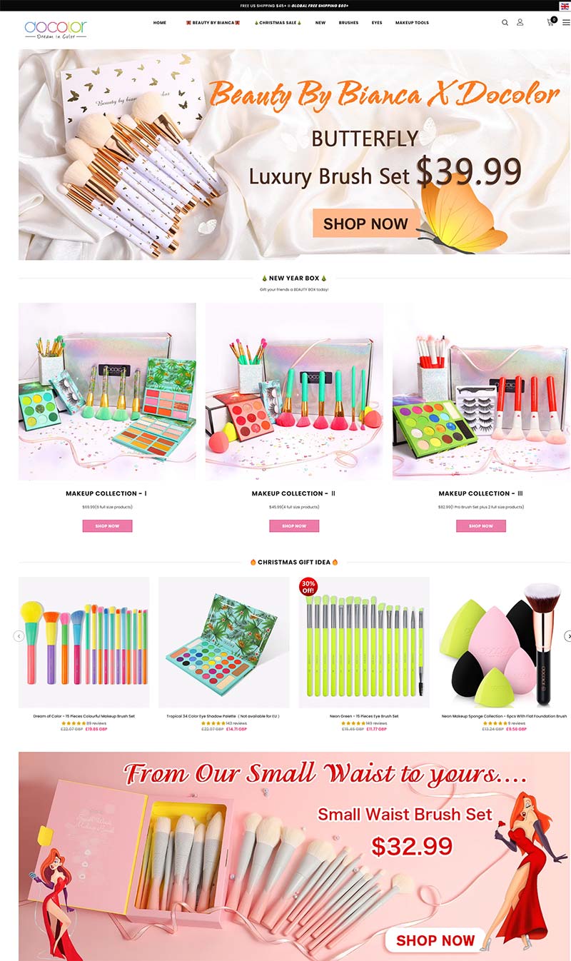 DOCOLOR 美国化妆工具品牌购物网站