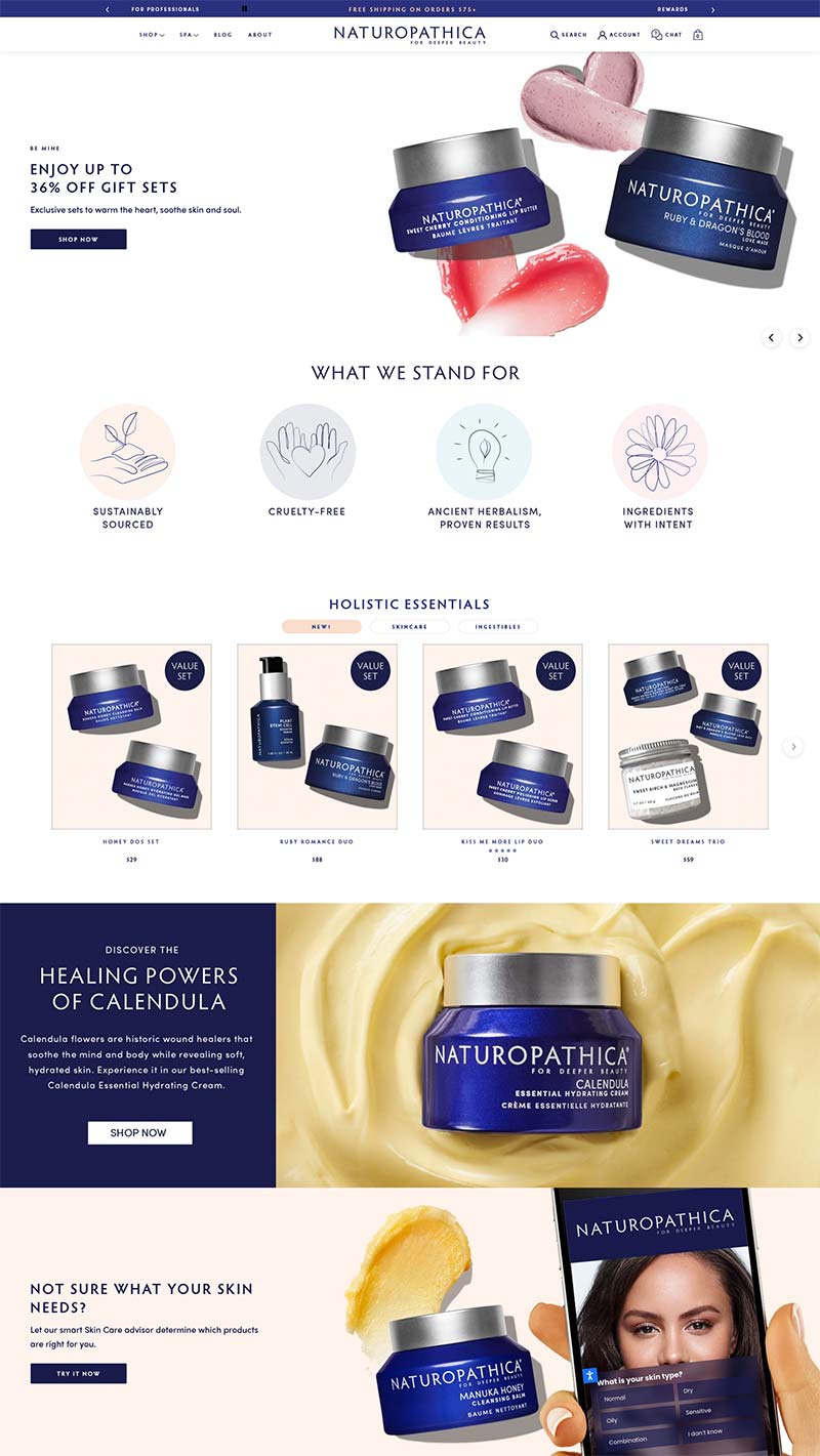 Naturopathica 美国天然草本护肤品购物网站