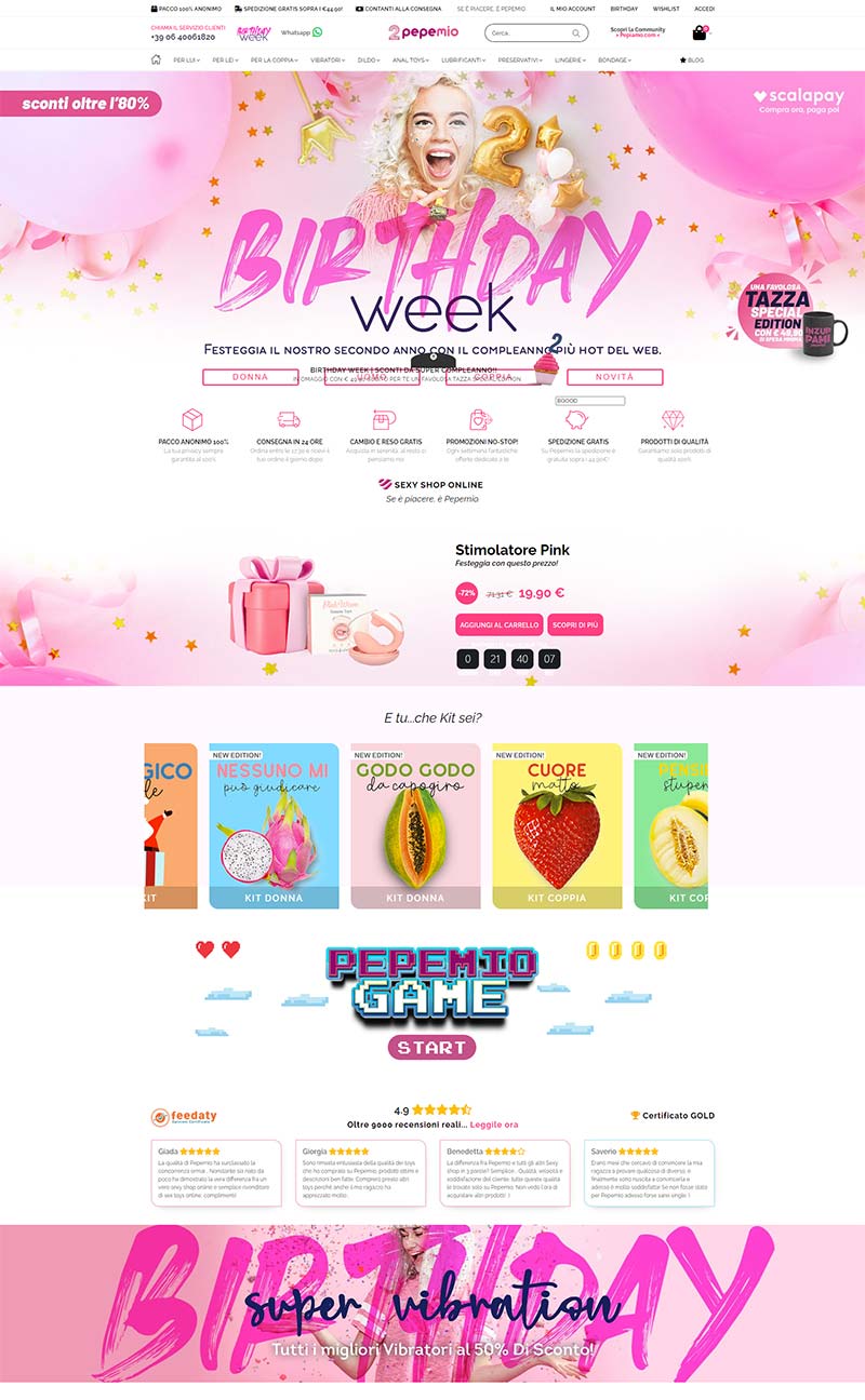 Pepemio 意大利成人性玩具品牌购物网站