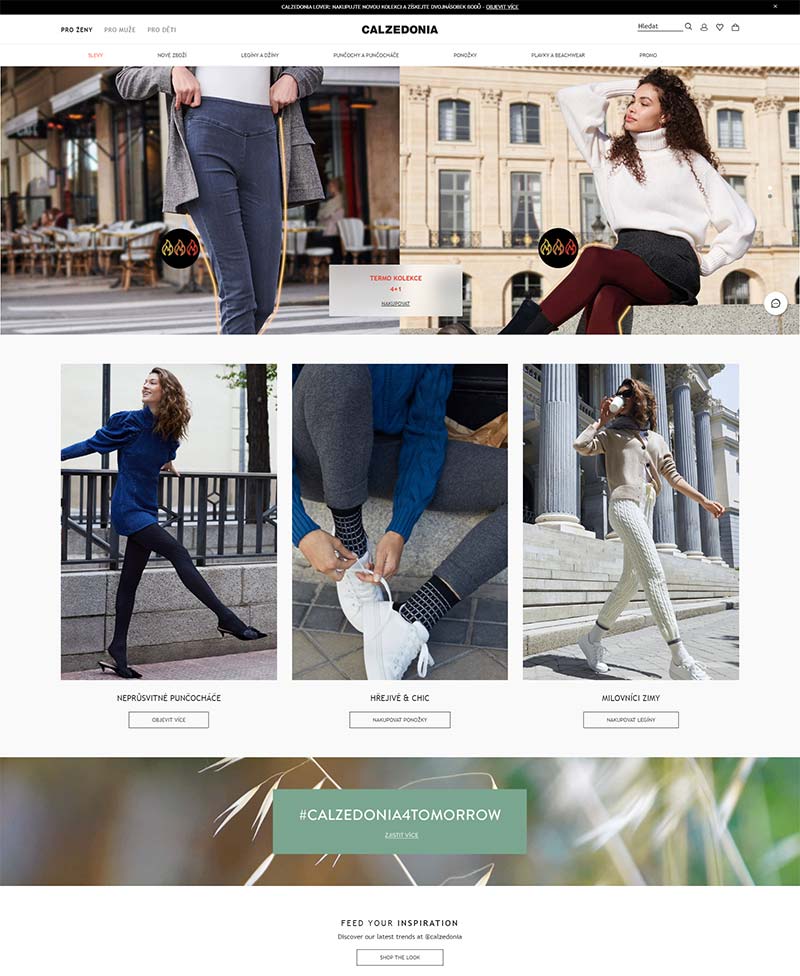 Calzedonia 意大利时装品牌购物网站