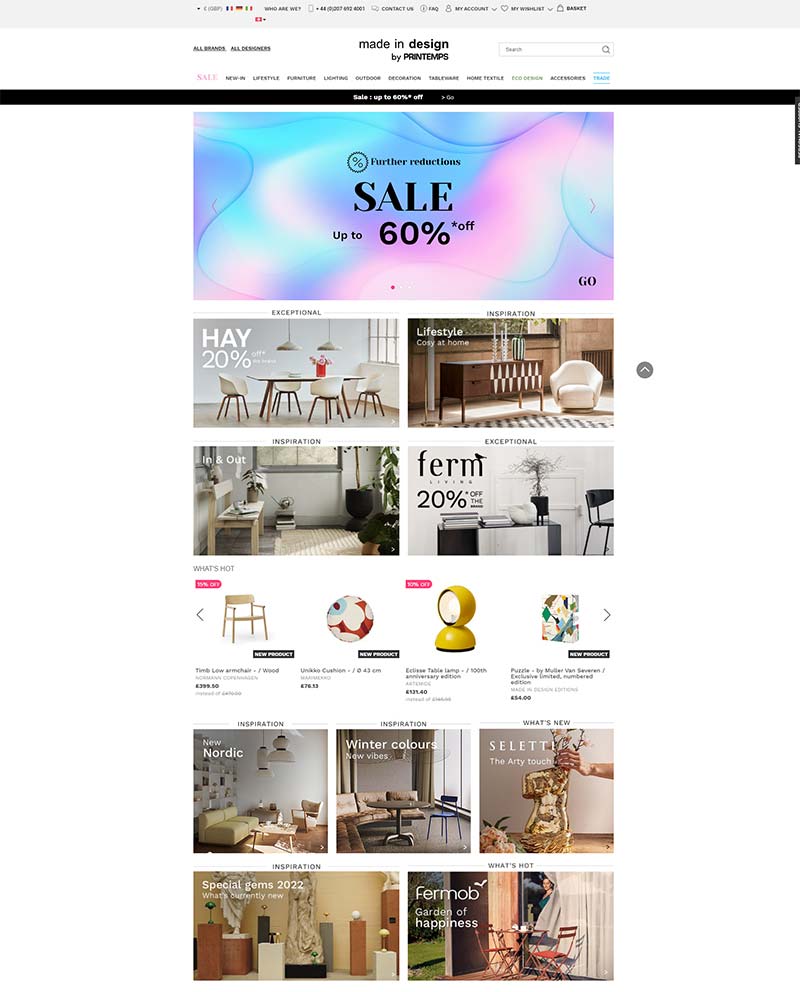 Made in Design UK 法国设计师家居品牌英国官网