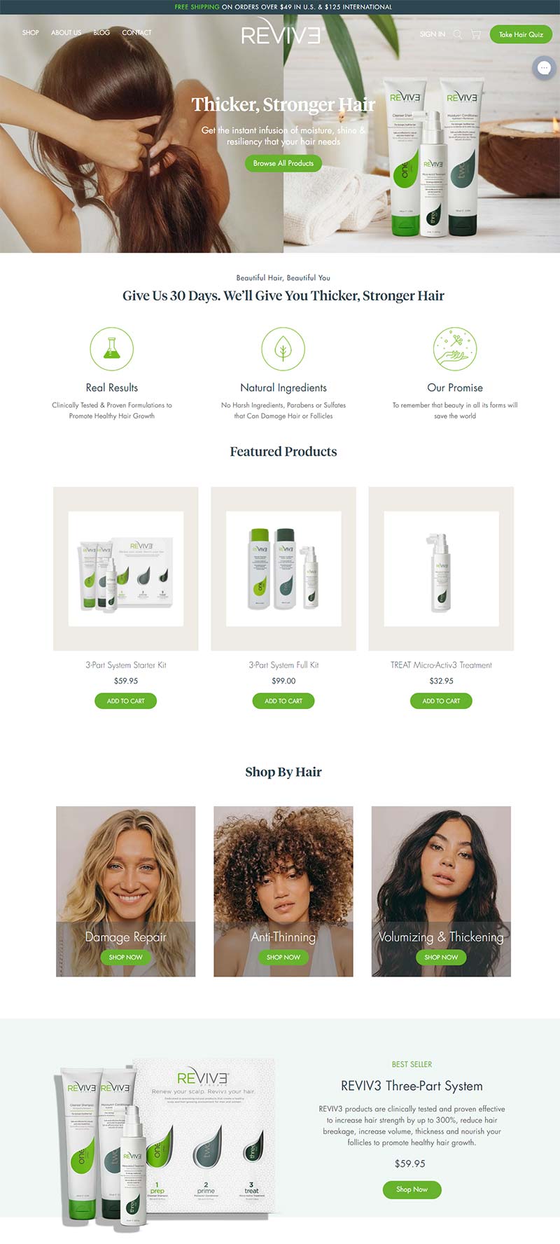 REVIV3 Procare 美国美发沙龙产品购物网站