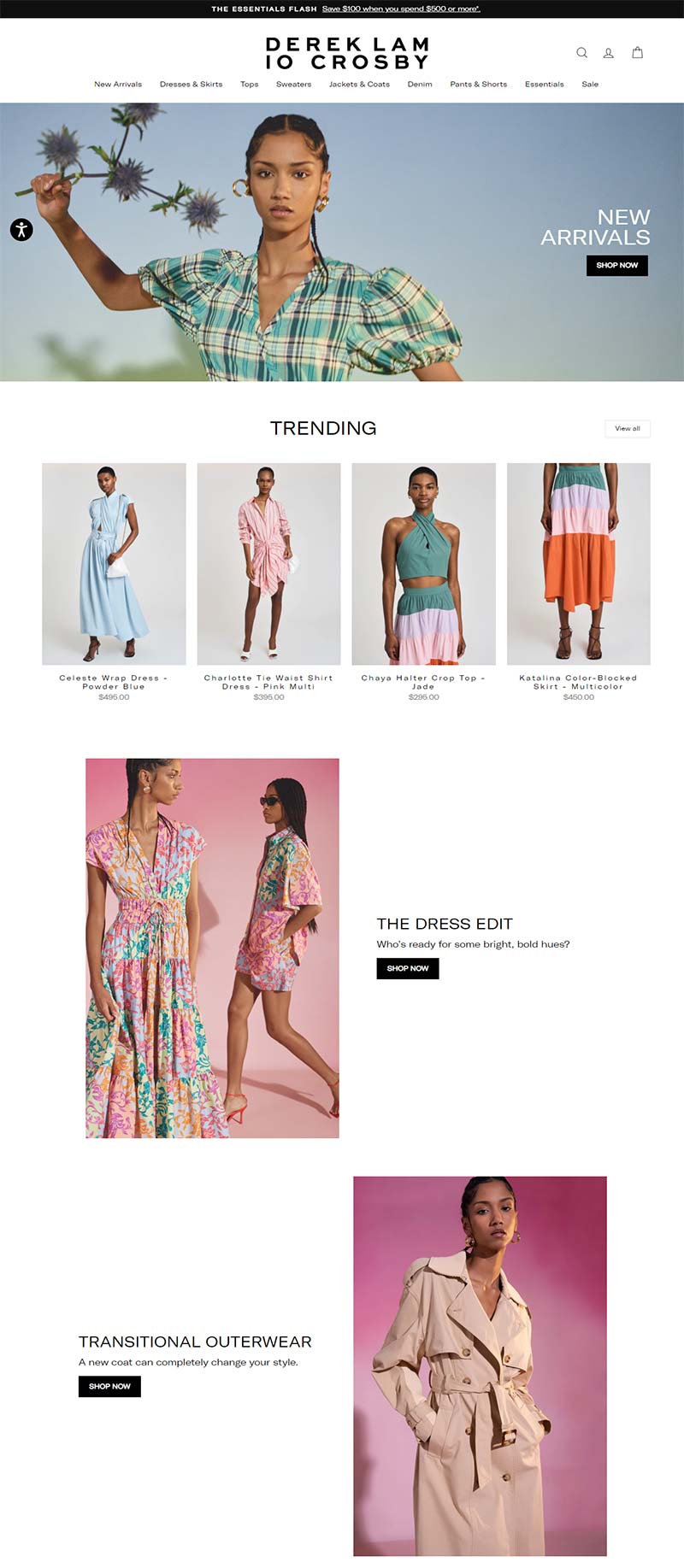 Derek Lam 美国生活女装品牌购物网站