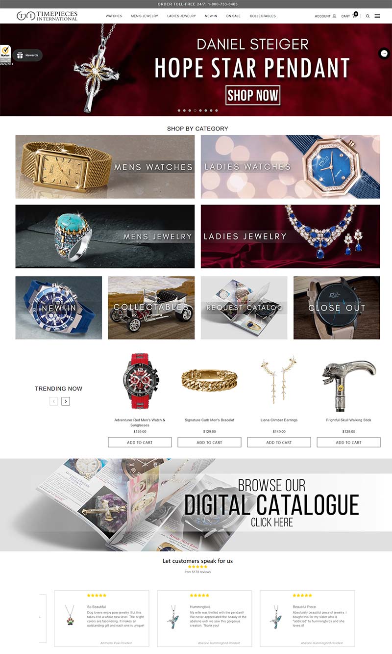 Timepieces 美国手表饰品海淘购物网站