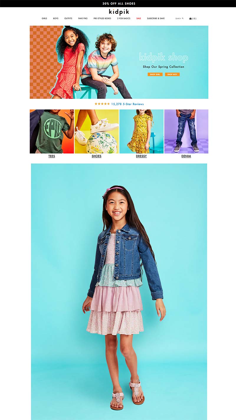 Kidpik Basics 美国儿童玩具品牌购物网站