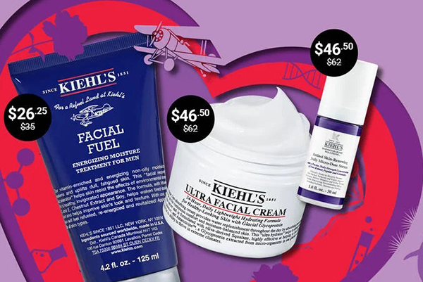 Kiehl's科颜氏美国官网全场护肤无门槛75折，满额免邮