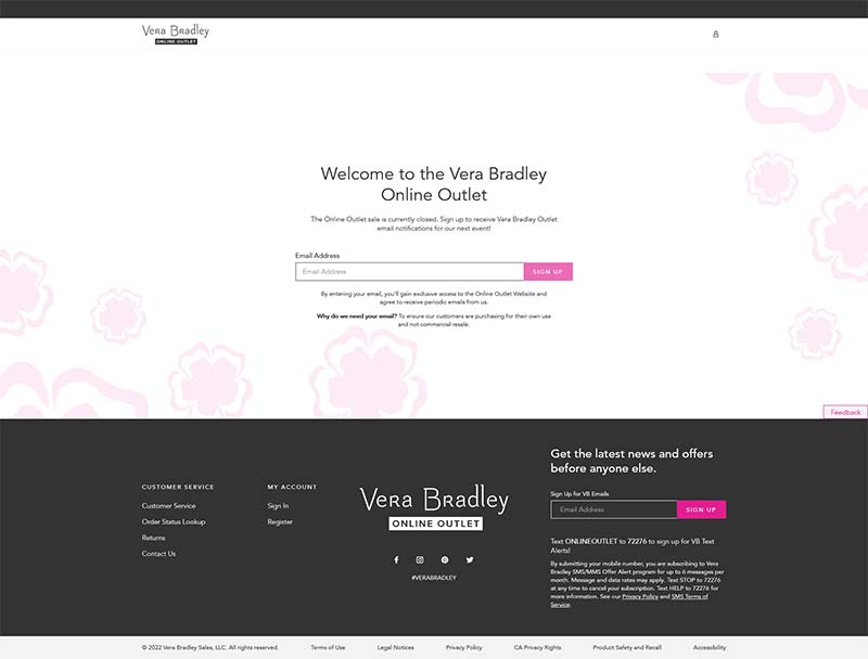 Vera Bradley Outlet 美国设计师包袋品牌折扣店