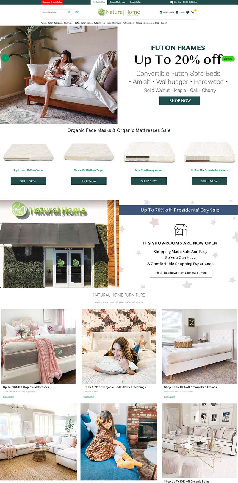The Futon Shop 英国天然家具品牌购物网站