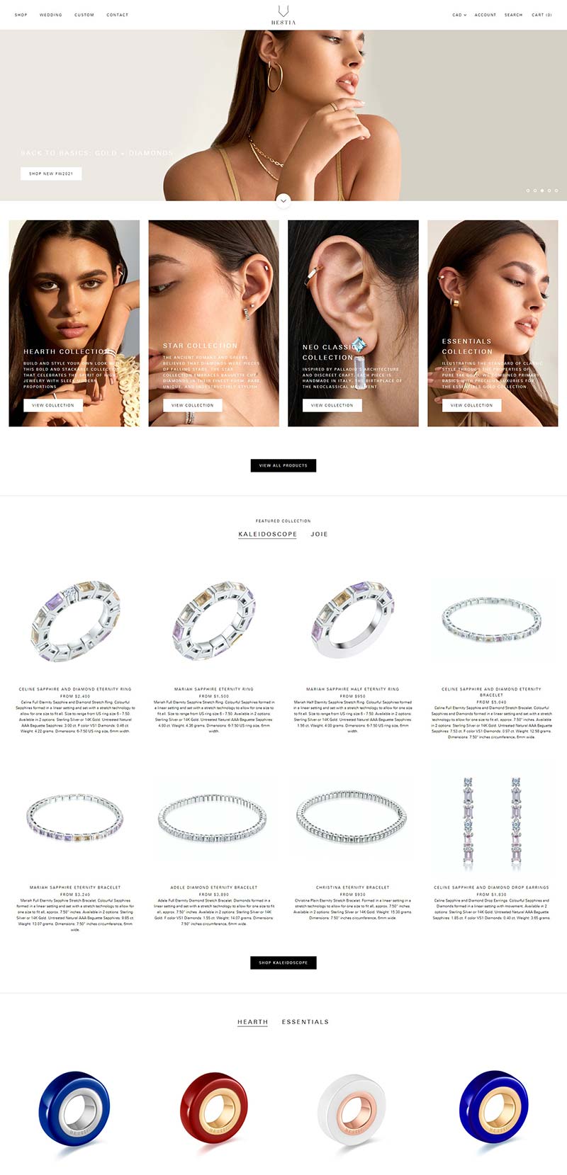 Hestia Jewels 加拿大高级珠宝品牌购物网站