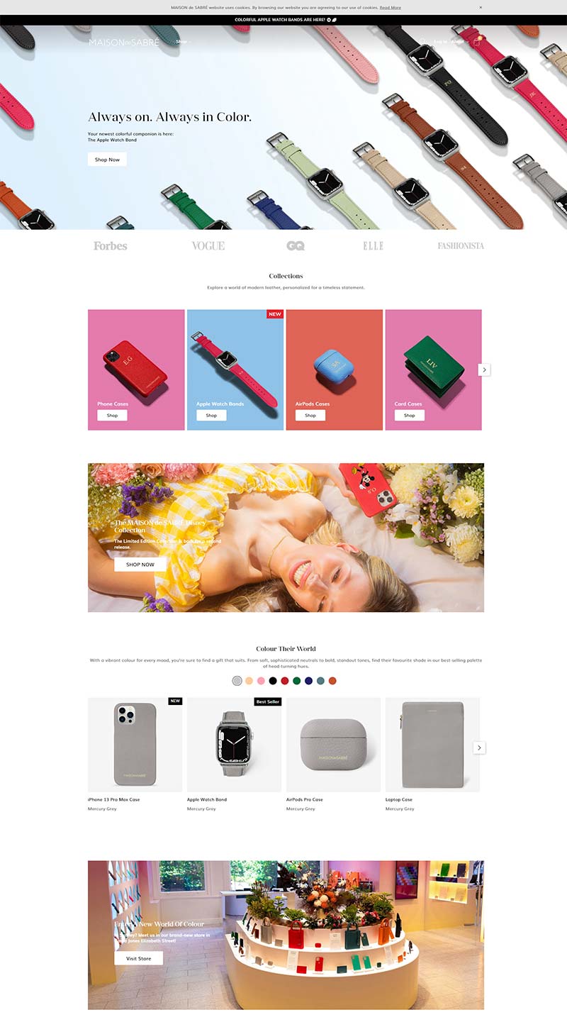MAISON de SABRÉ 澳大利亚时尚皮具购物网站