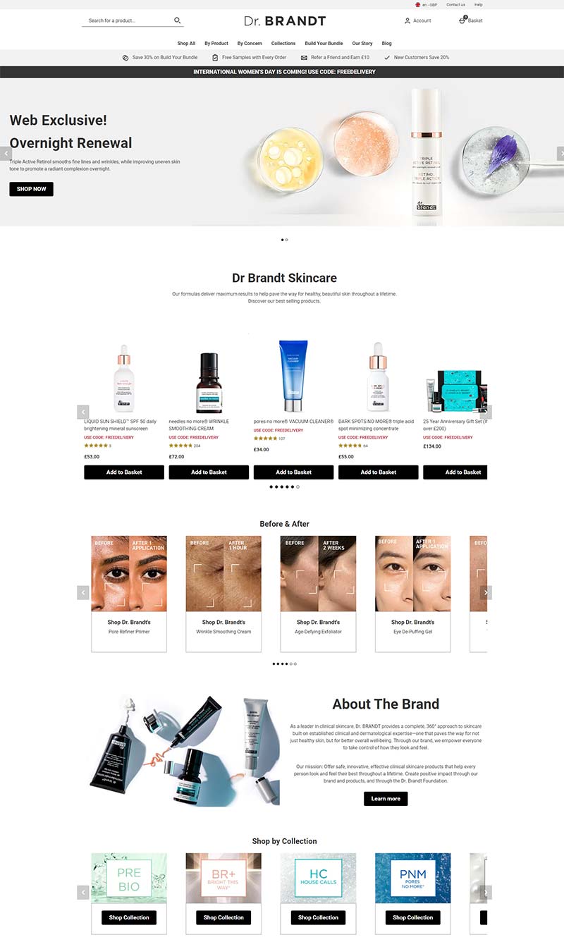 Dr. Brandt UK 美国肌肤保养品牌英国官网