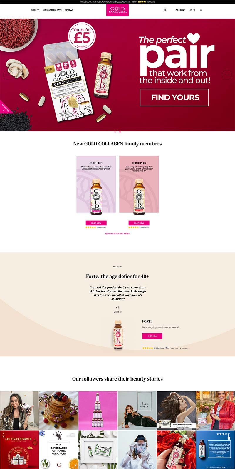 Gold Collagen 英国胶原蛋白饮品购物网站