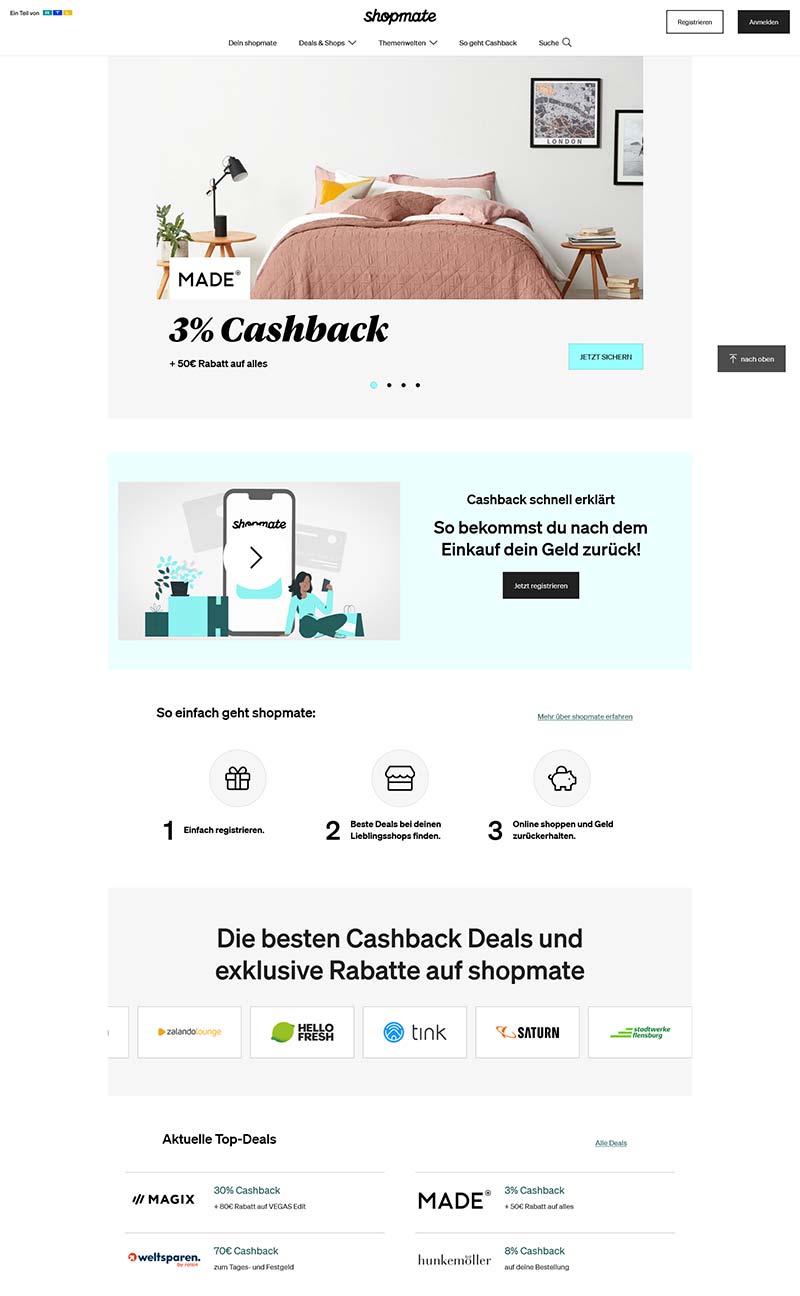 Shopmate 德国居家百货品牌购物网站