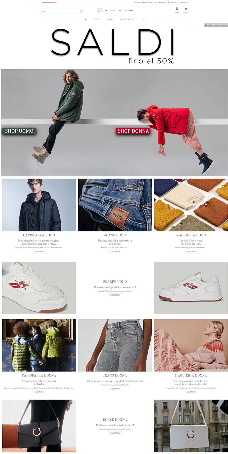 D'Urso Boutique 意大利精品设计师时装买手店