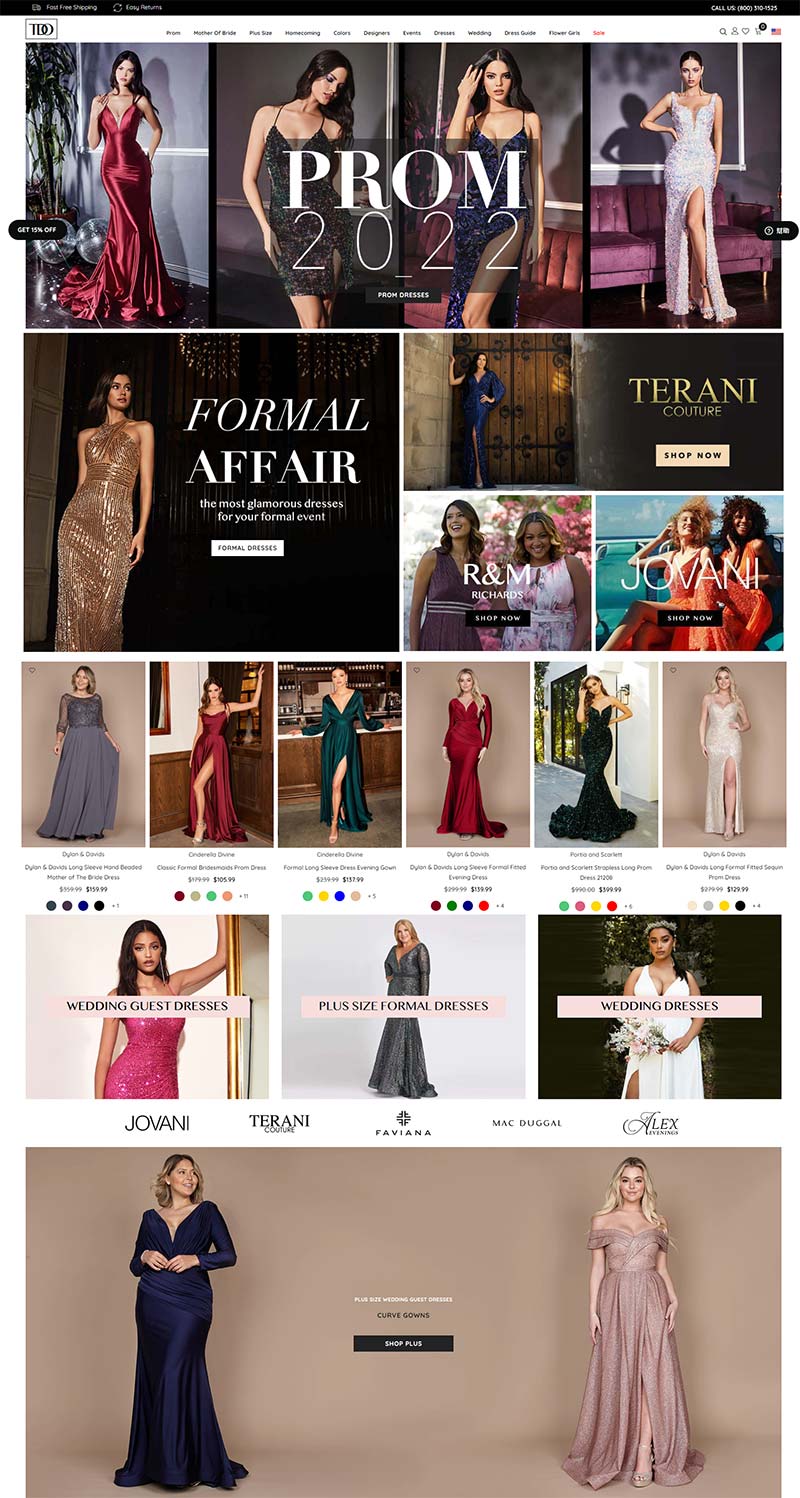 The Dress Outlet 美国婚纱礼服购物网站