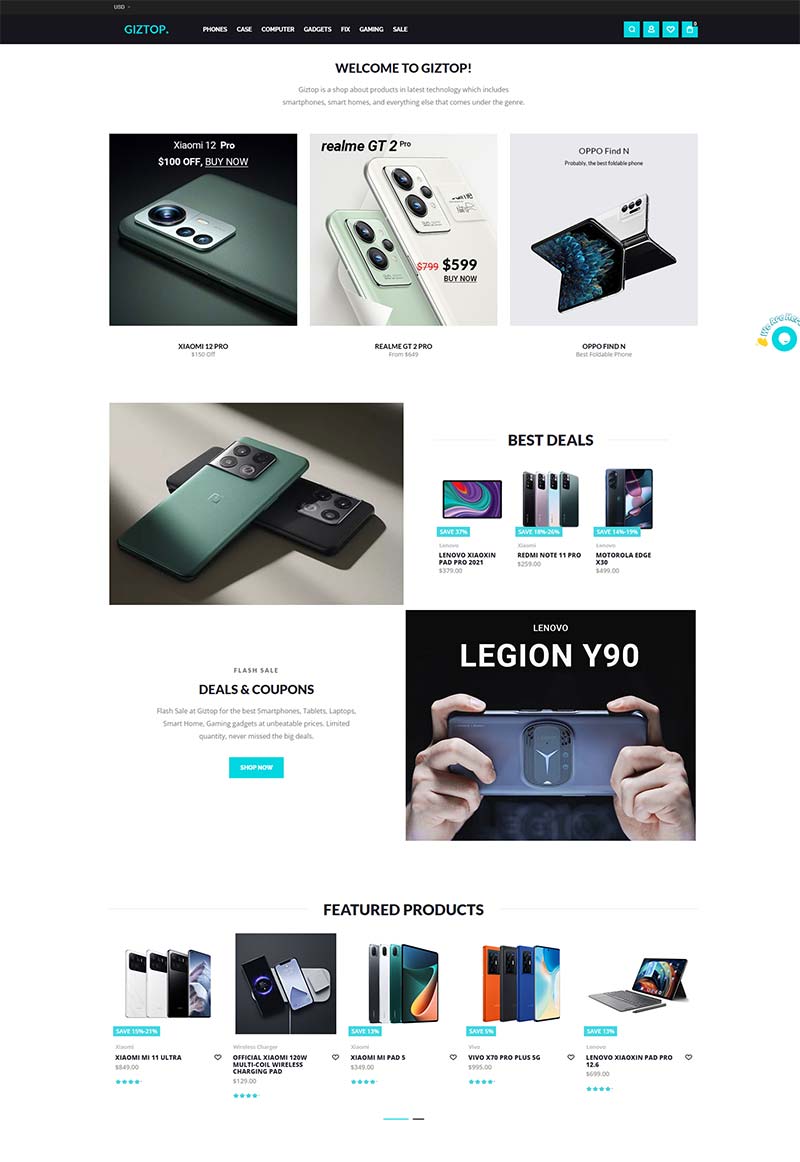 Giztop 美国智能电子设备购物网站