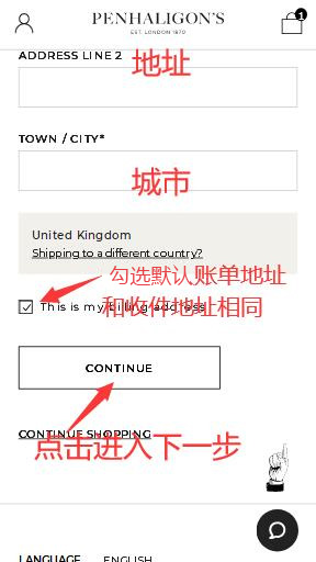 Penhaligon's Shipping Address
