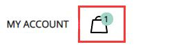 Viewing shopping cart on CurrentBody official website