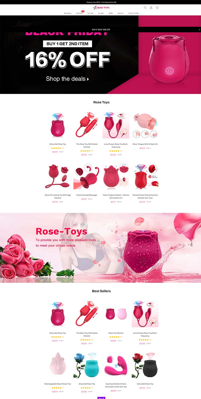 Rose-Toy-Shop 美国女性成人玩具购物网站