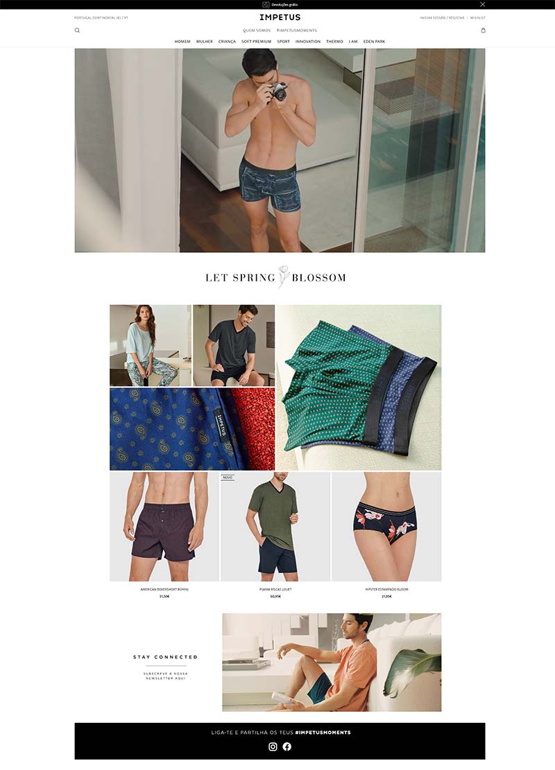 IMPETUS 葡萄牙家居服饰品牌购物网站