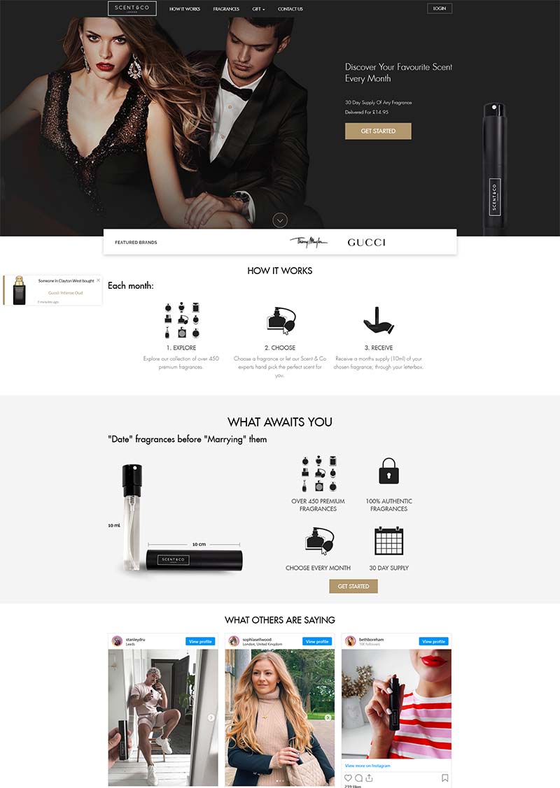 Scent & Co 英国高端香水品牌购物网站