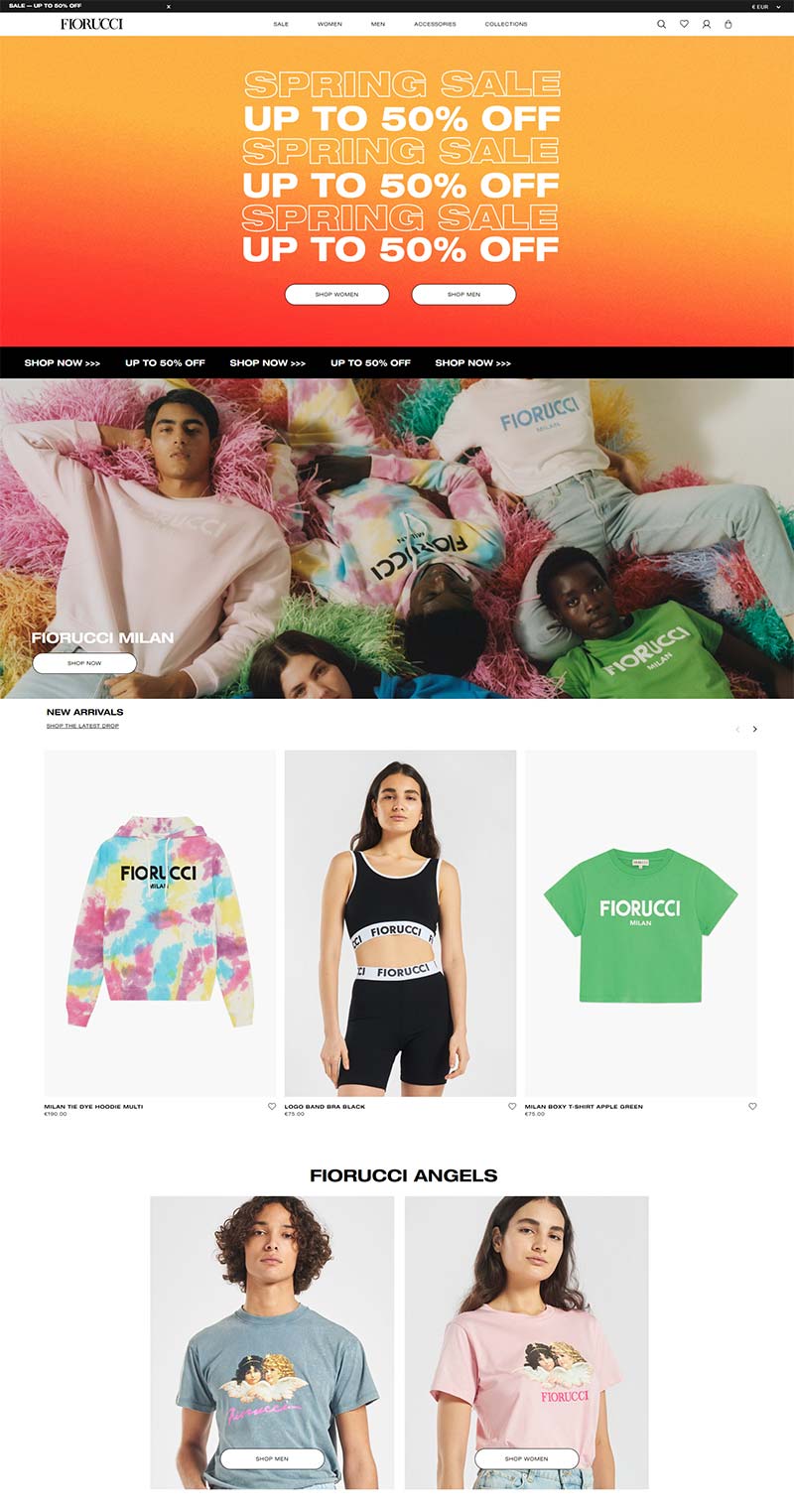 Fiorucci 英国高端时尚品牌购物网站