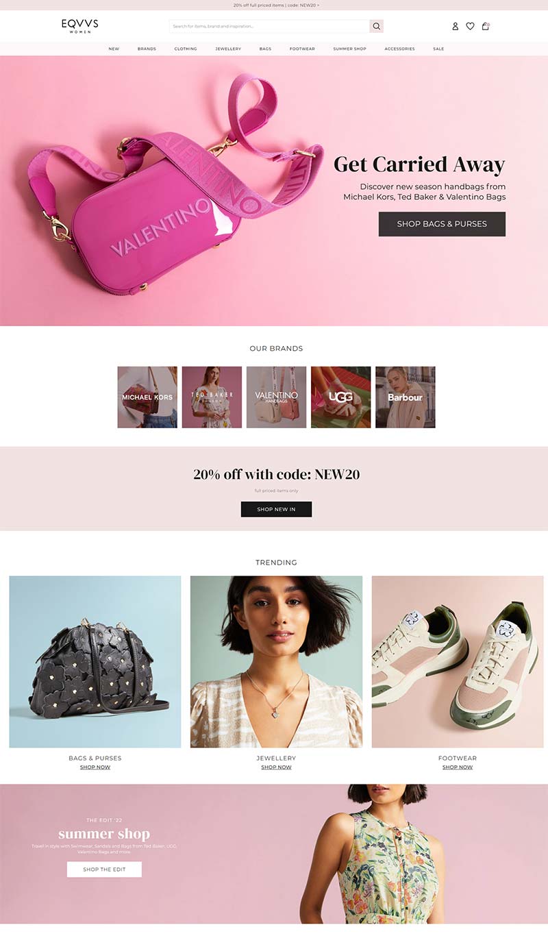 EQVVS Women 英国轻奢女装品牌购物网站