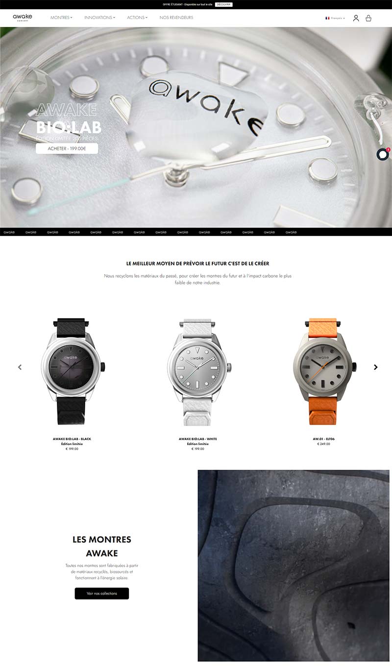 Awake Concept 法国高端手表品牌购物网站