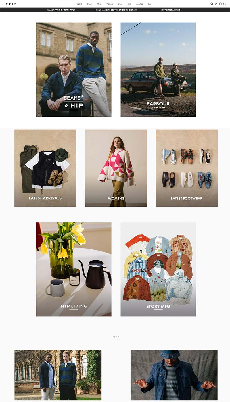 The Hip Store 英国潮流服饰品牌购物网站