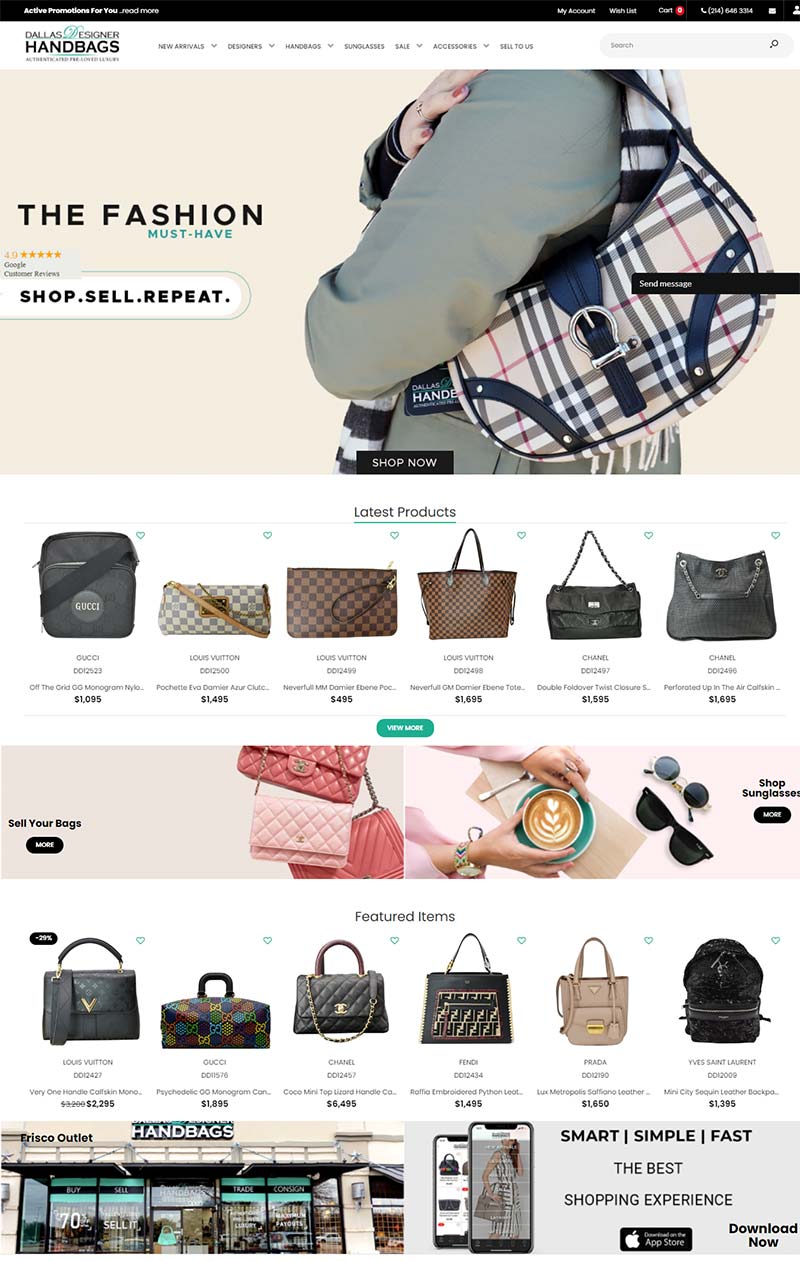 Dallas Designer Handbags 美国二手名牌手袋交易网站