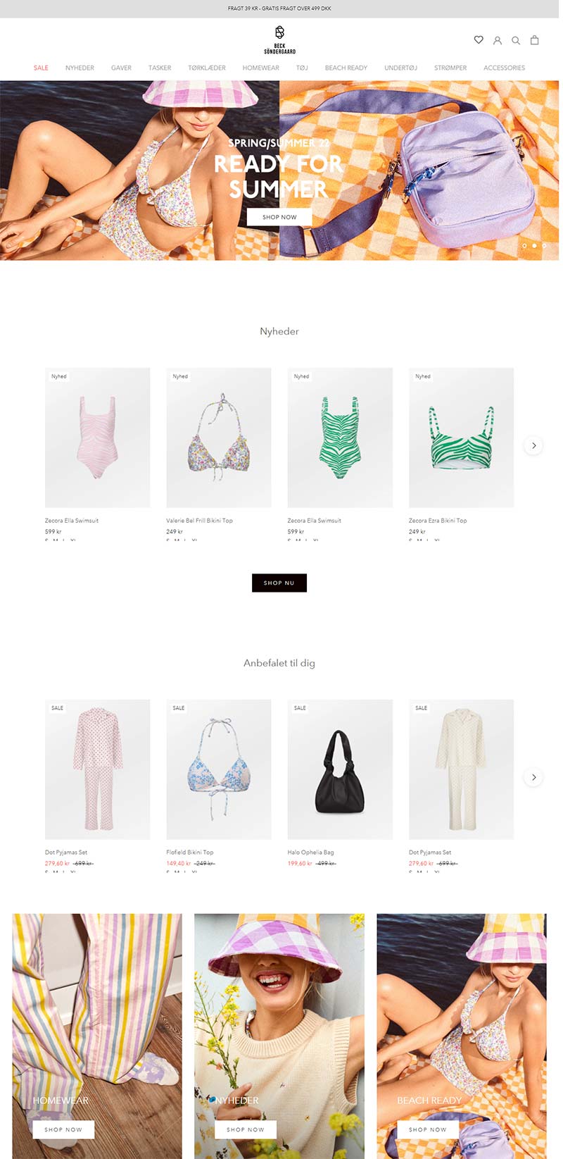 Beck Söndergaard 丹麦时尚女性配饰品牌购物网站
