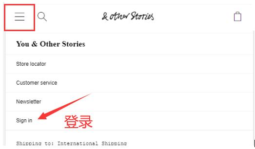 & Other Stories official website login