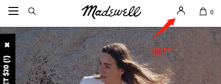 Madewell US official website account