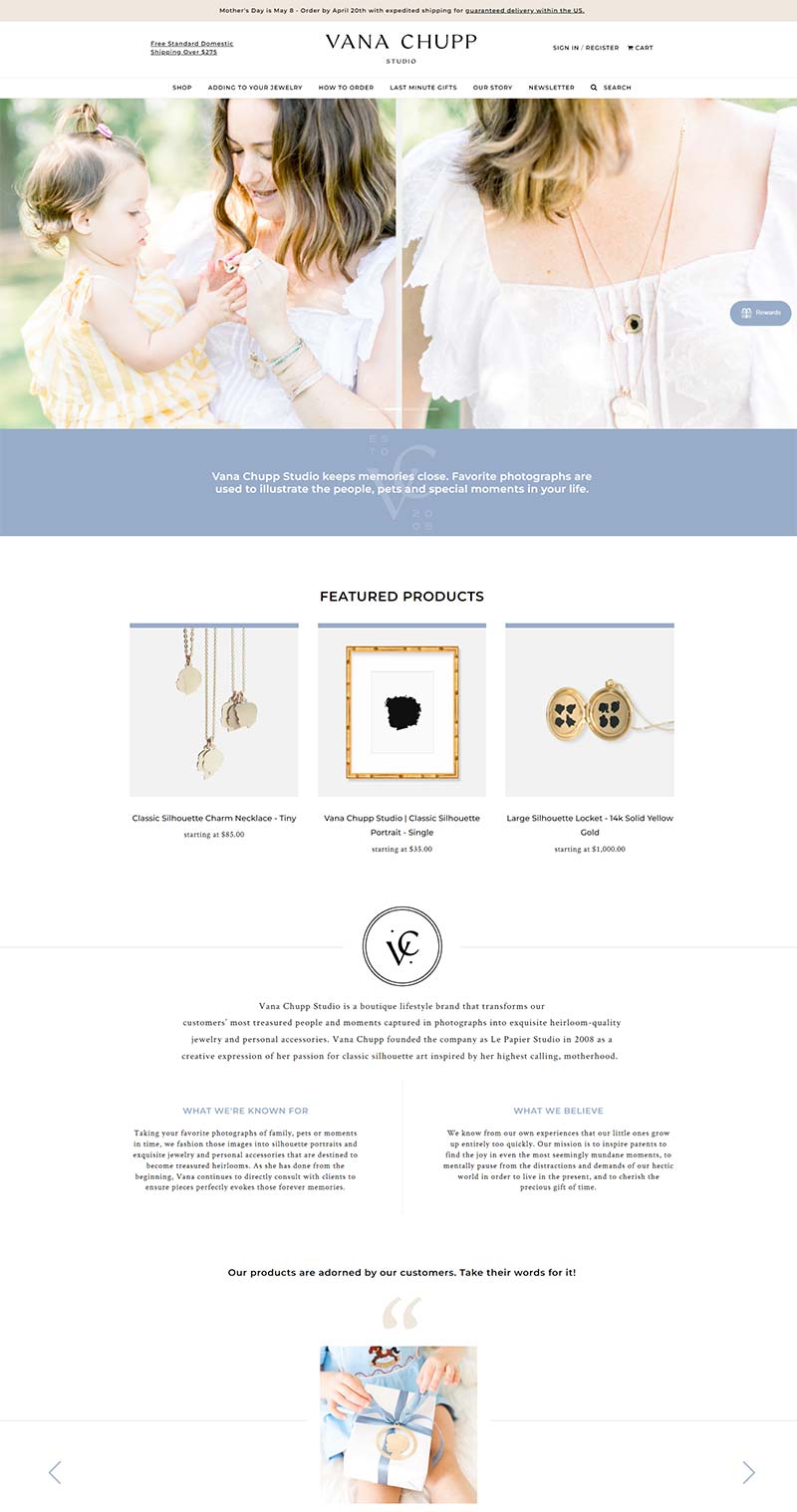 Vana Chupp Studio 美国生活珠宝饰品购物网站