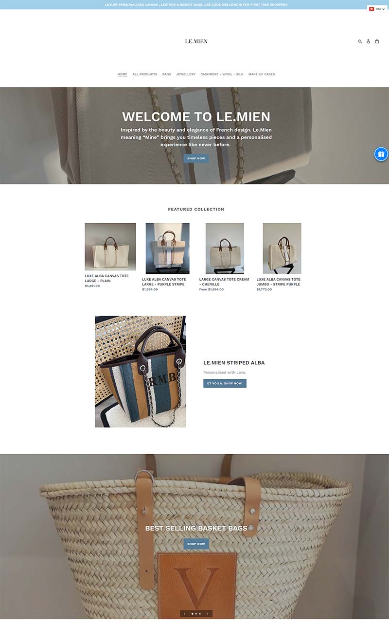 Le.Mien Design 美国时尚包袋饰品购物网站