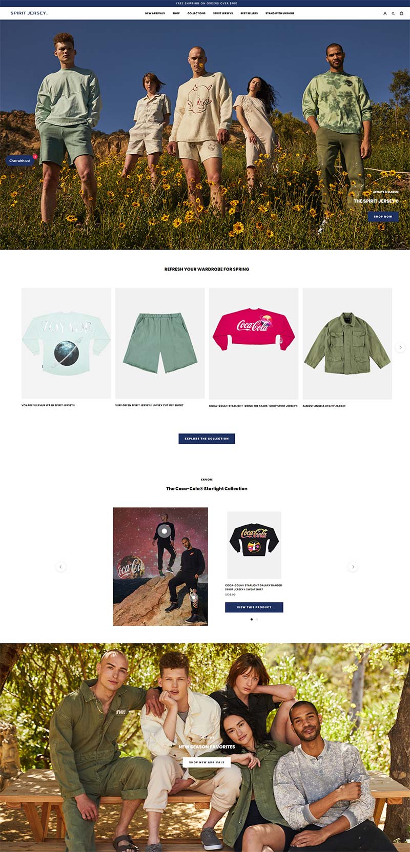 SPIRIT JERSEY 美国时尚服饰品牌购物网站