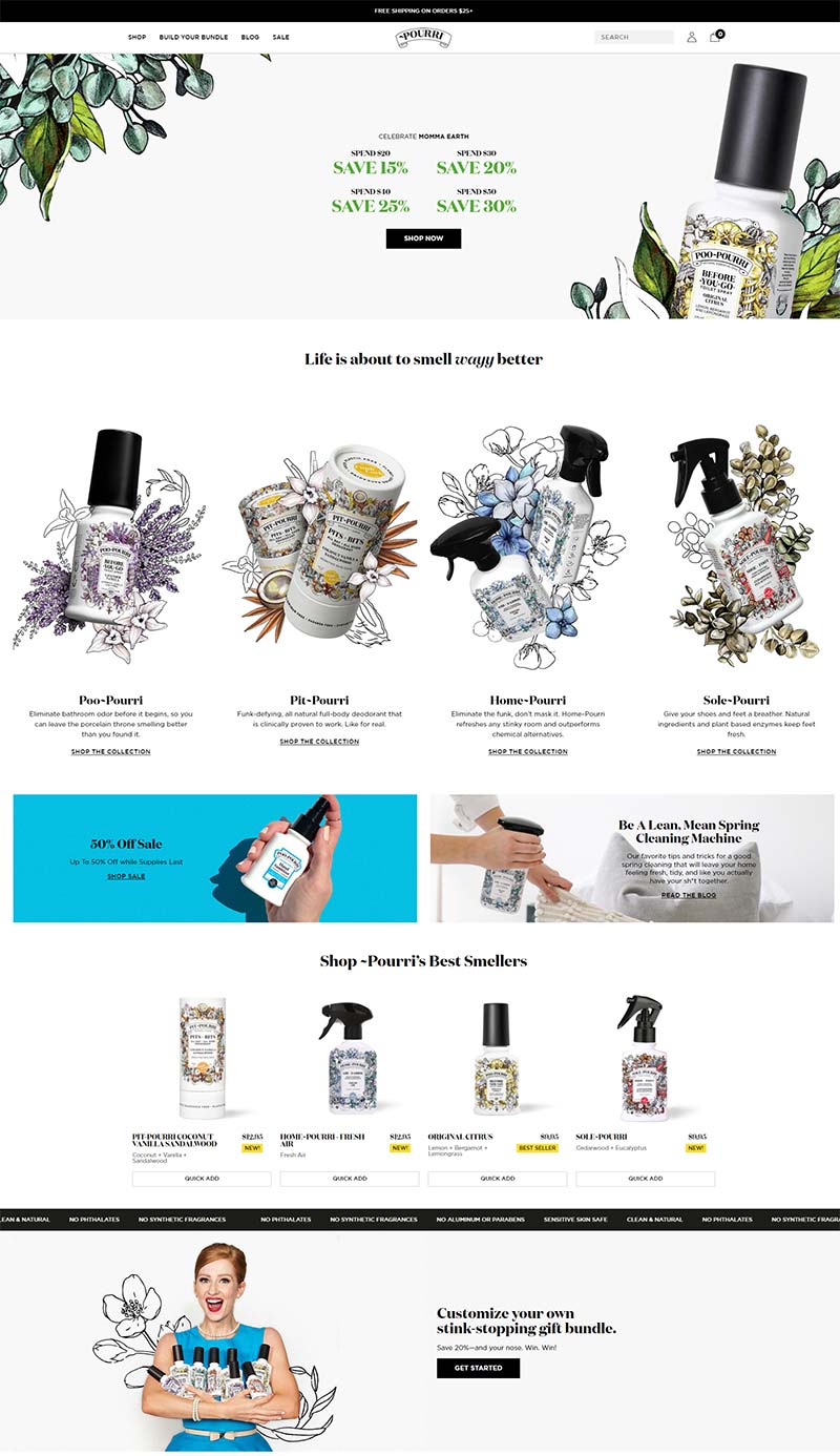 Poo~Pourri 美国天然除臭剂品牌购物网站