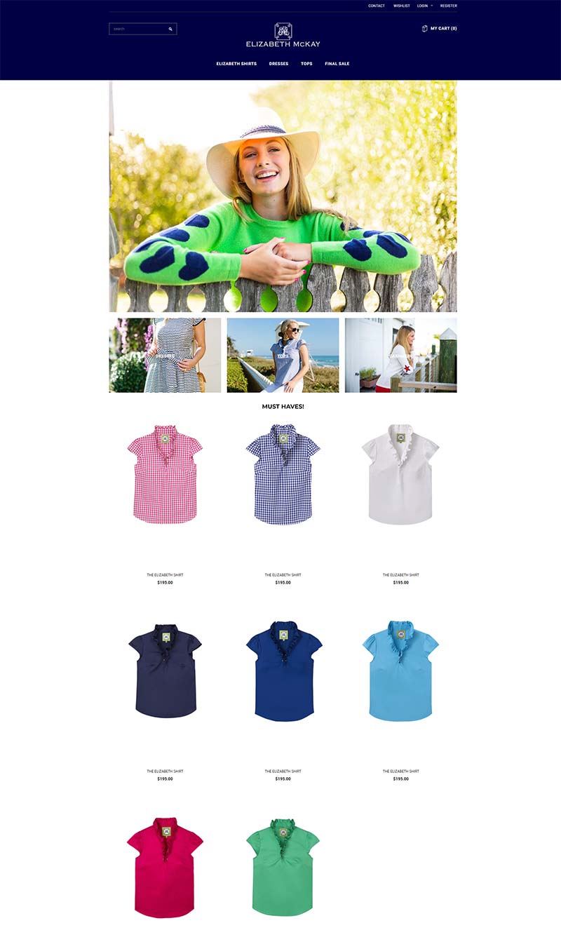 Elizabeth McKay 美国女装服饰品牌购物网站