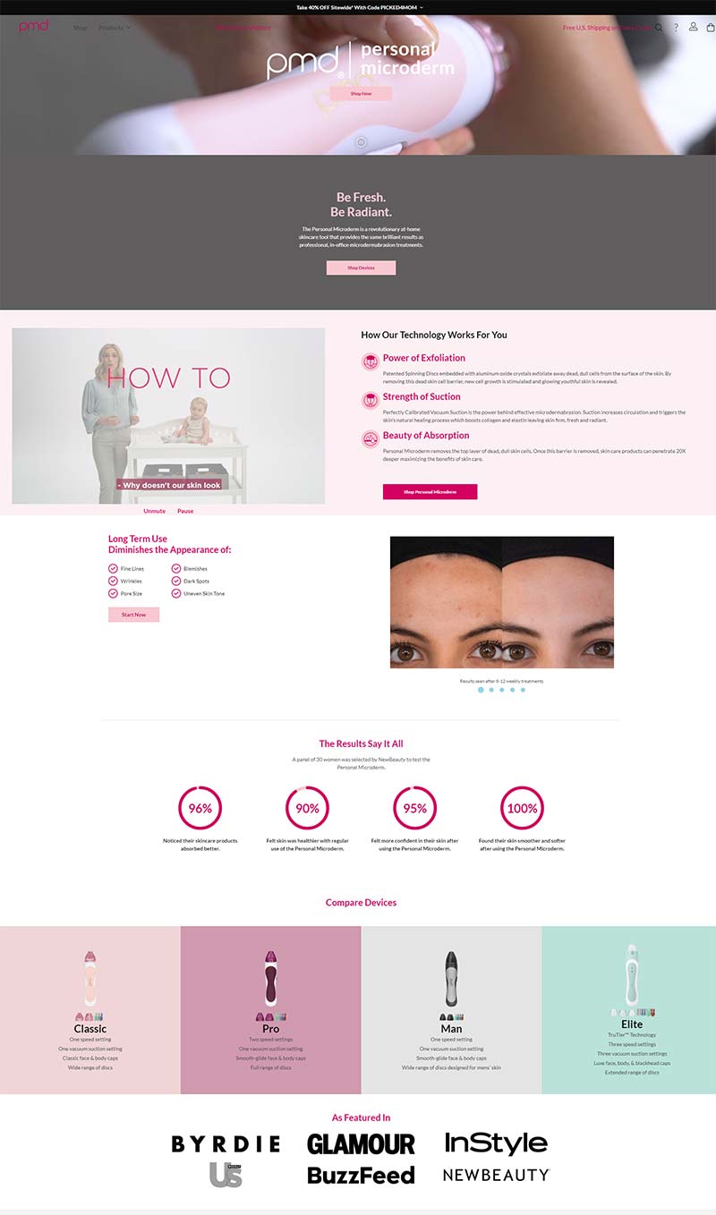 PMD Personal Microderm 美国家用护肤仪购物网站
